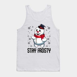 Christmas Snowman Tank Top